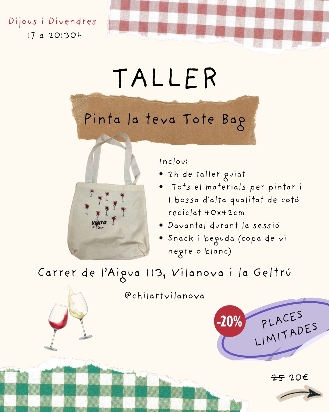 Pinta tu tote bag en ChilArt